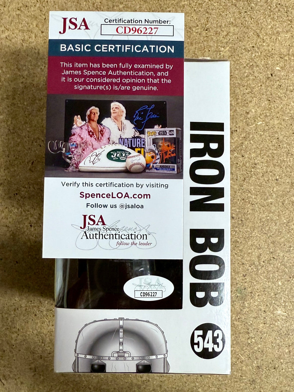 Kevin Smith Signed Iron Bob Funko Pop! #543 Jay And Silent Bob Reboot SDCC 2020 Exclusive With JSA COA
