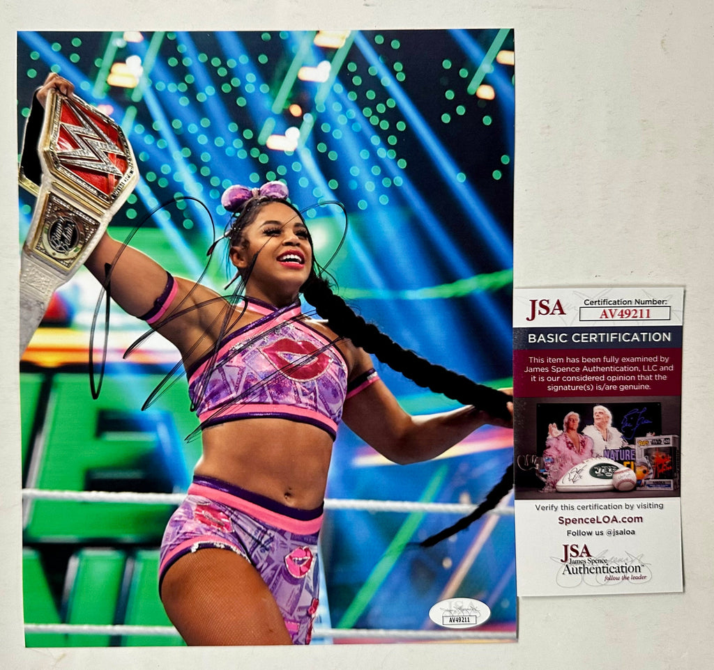 bianca-belair-signed-8x10-photo-wwe-wrestling-women-s-champion-with-jsa-coa