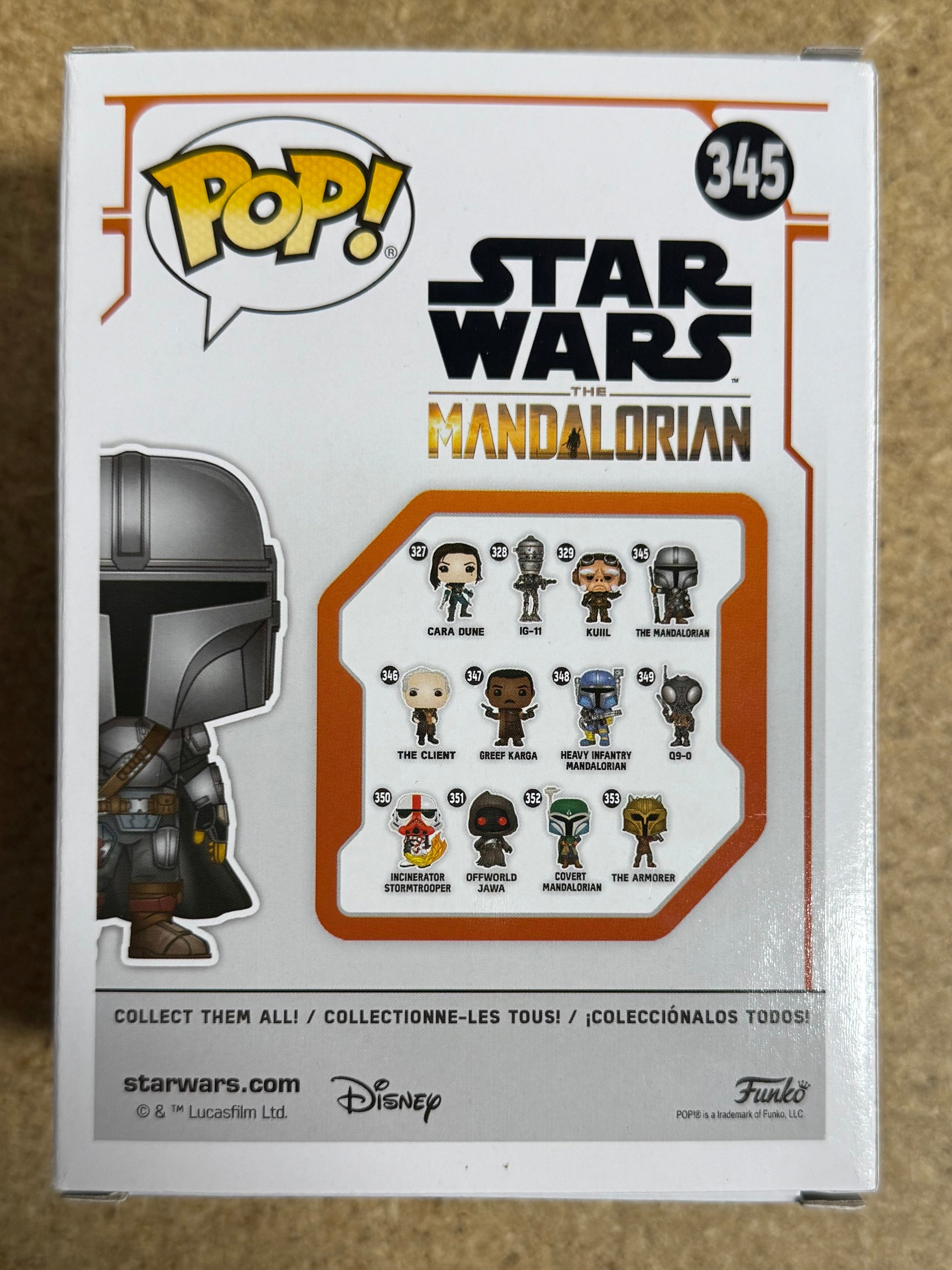 brendan-wayne-signed-mandalorian-star-wars-exclusive-funko-pop-345-with-jsa-coa