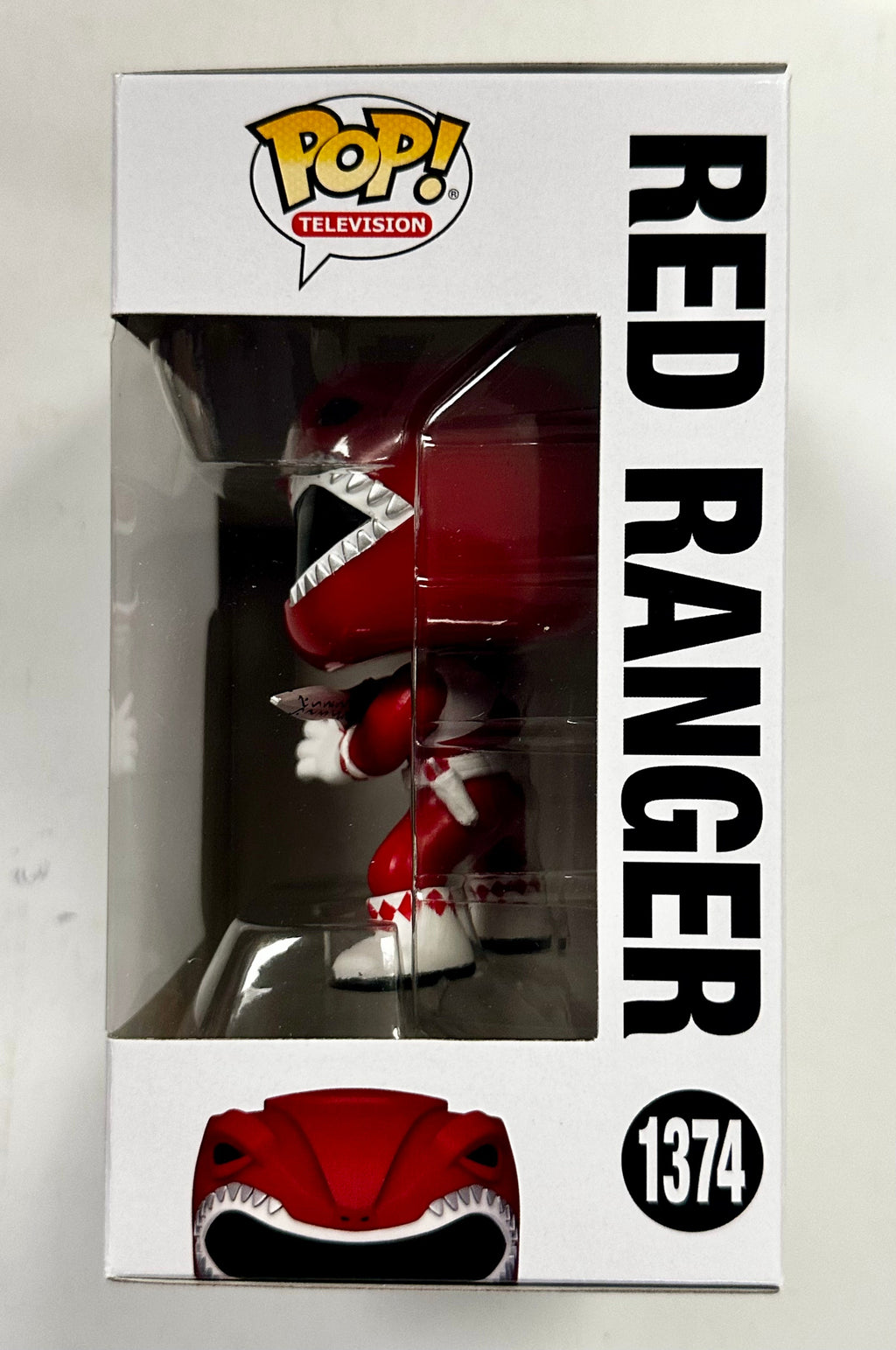 Funko Pop! Television Red Power Ranger With Power Sword #1374 MMPR 30th 2023