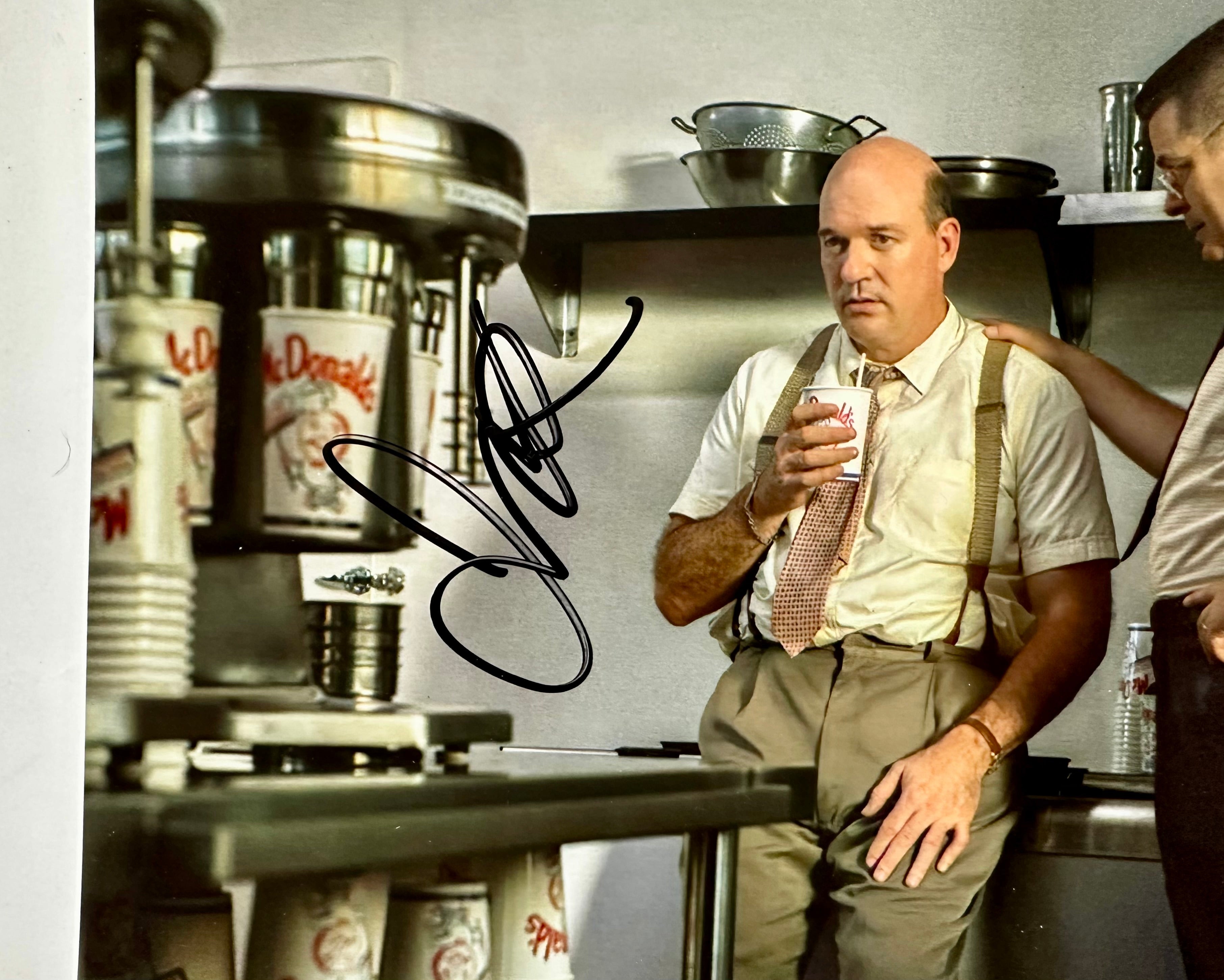 John Carroll Lynch Signed Mac McDonald The Founder 8x10 Photo With JSA COA