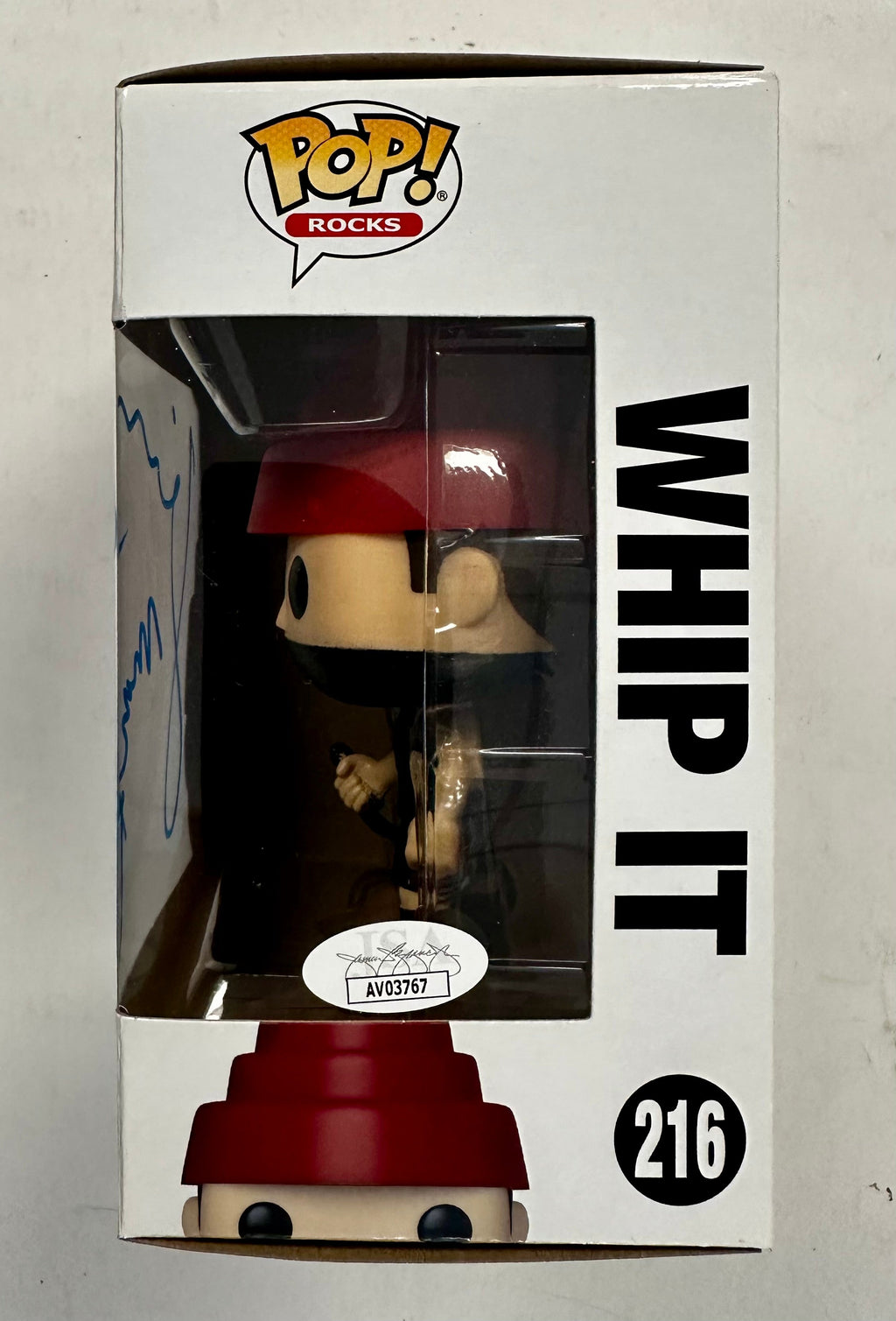 Gerald Casale & Mark Mothersbaugh Signed Whip It Funko Pop! #216 Band DEVO 2021 With JSA COA