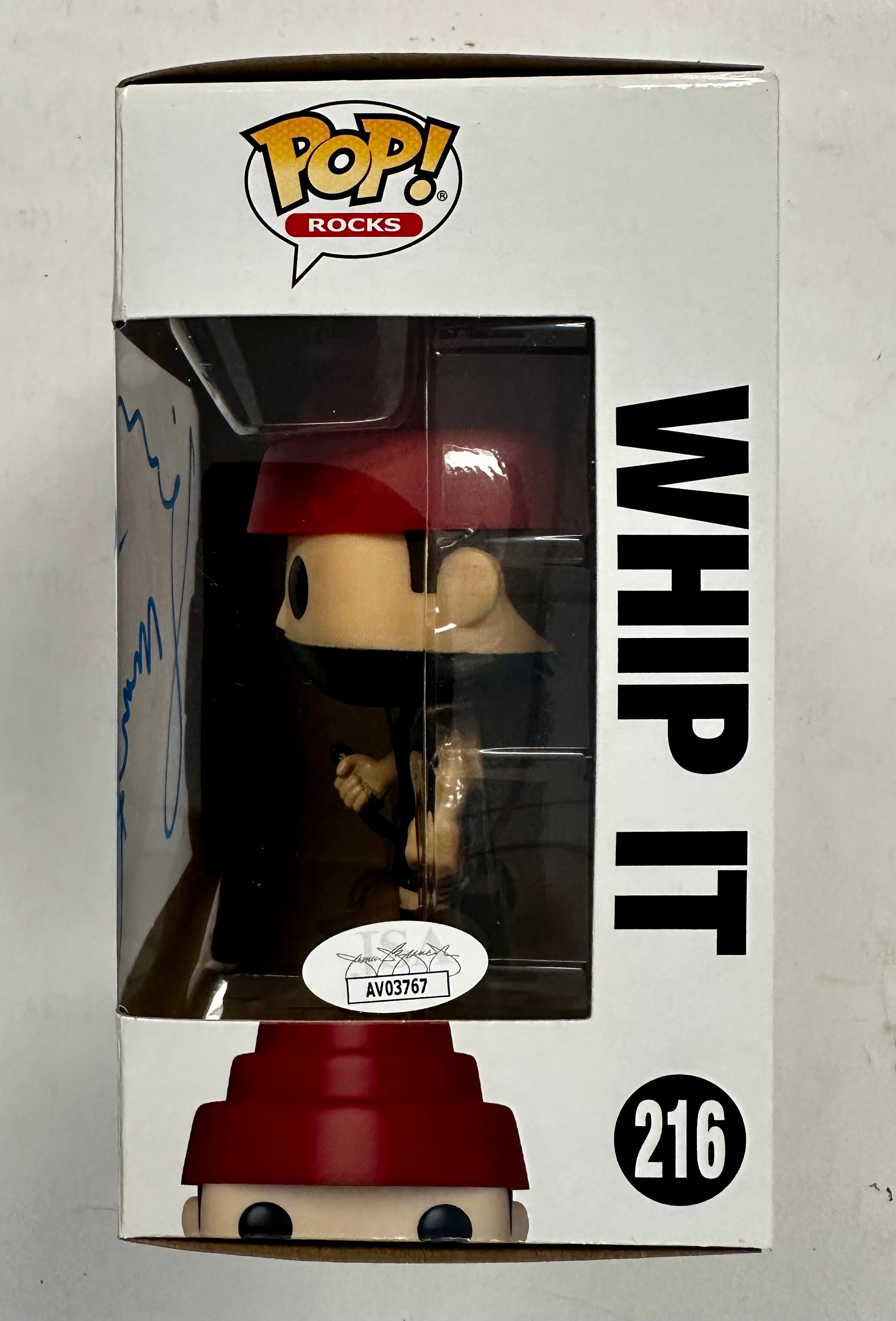 Gerald Casale & Mark Mothersbaugh Signed Whip It Funko Pop! #216 Band DEVO 2021 With JSA COA