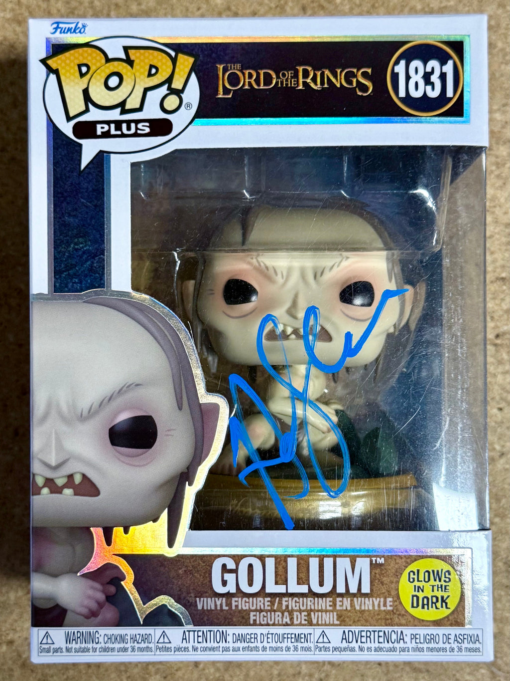 andy-serkis-signed-gollum-lord-of-the-rings-2025-funko-pop-1831-with-jsa-coa