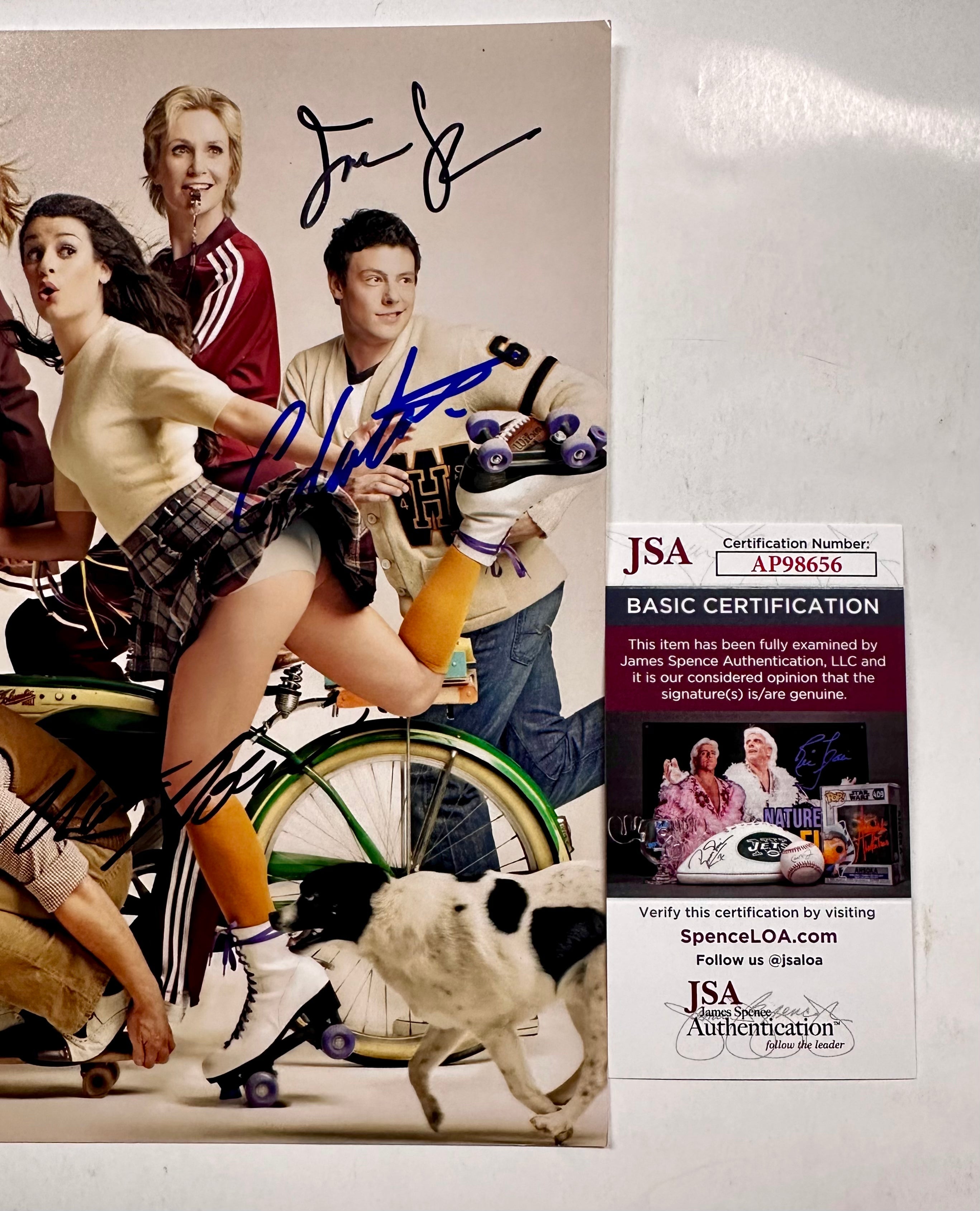cory-monteith-matthew-morrison-jane-lynch-signed-glee-8x10-photo-with-jsa-coa
