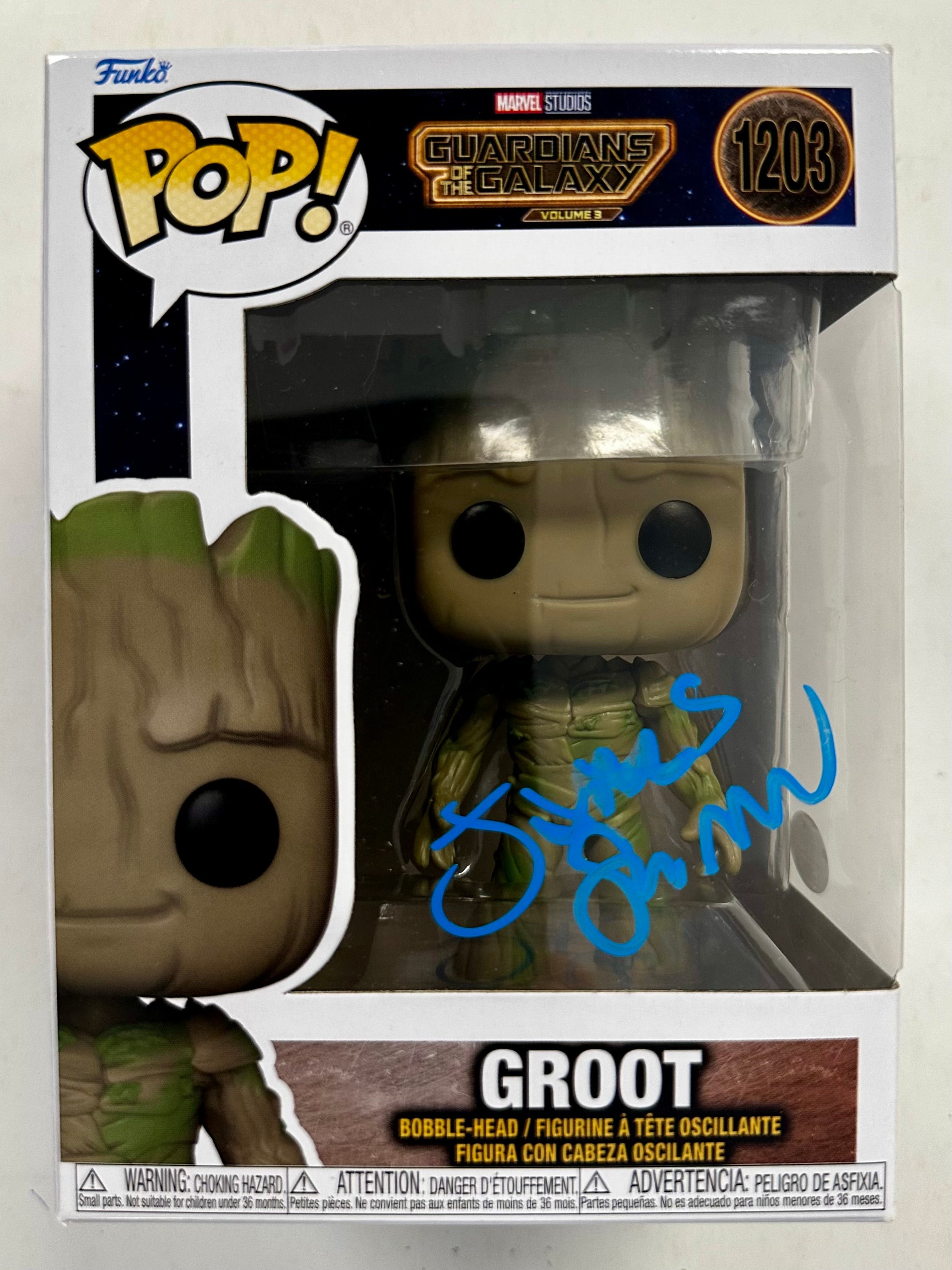 director-james-gunn-signed-funko-pop-marvel-1203-groot-guardians-of-the-galaxy-vol-3-gotg-2023-with-jsa-coa