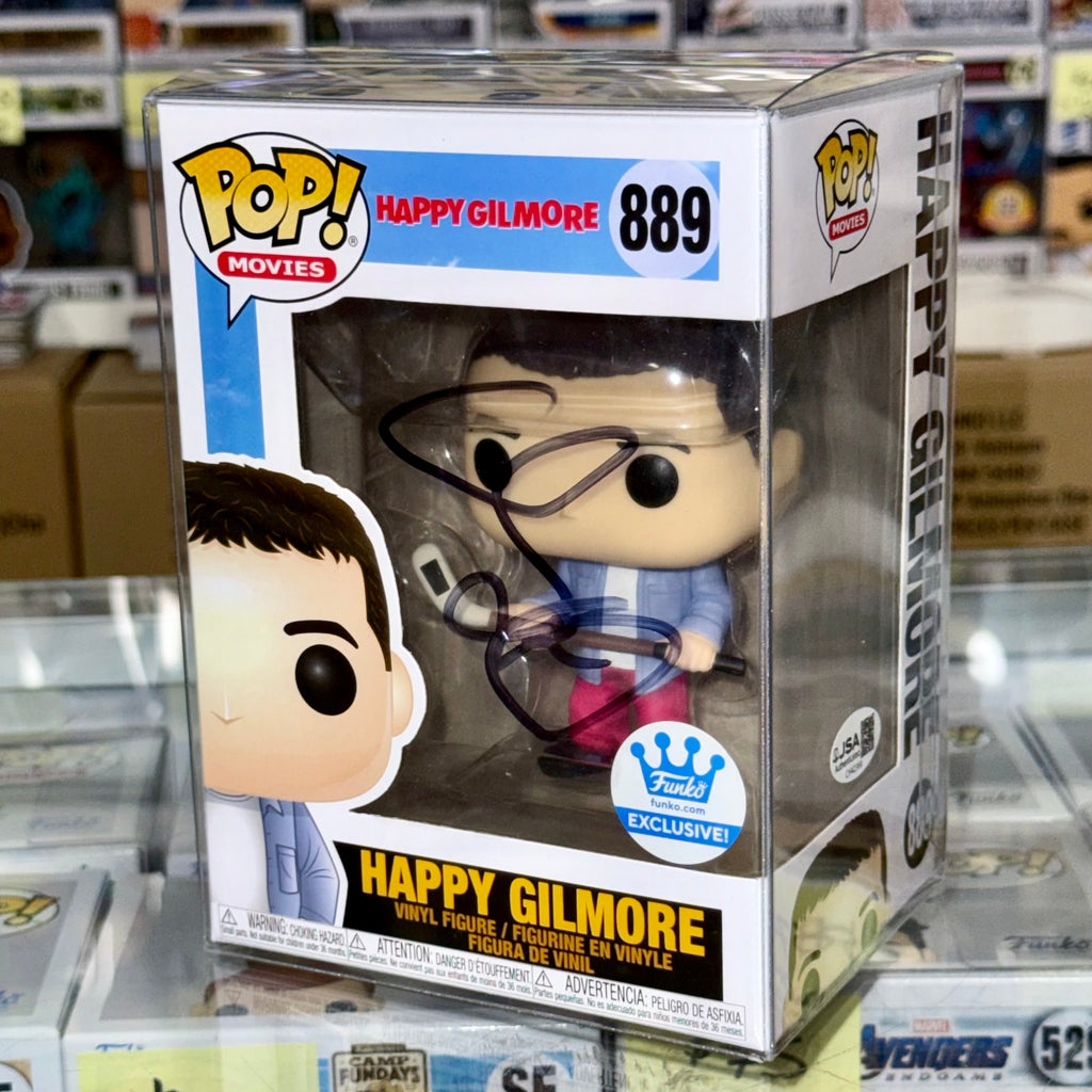 adam-sandler-signed-happy-gilmore-putter-funko-pop-889-exclusive-w-jsa-coa