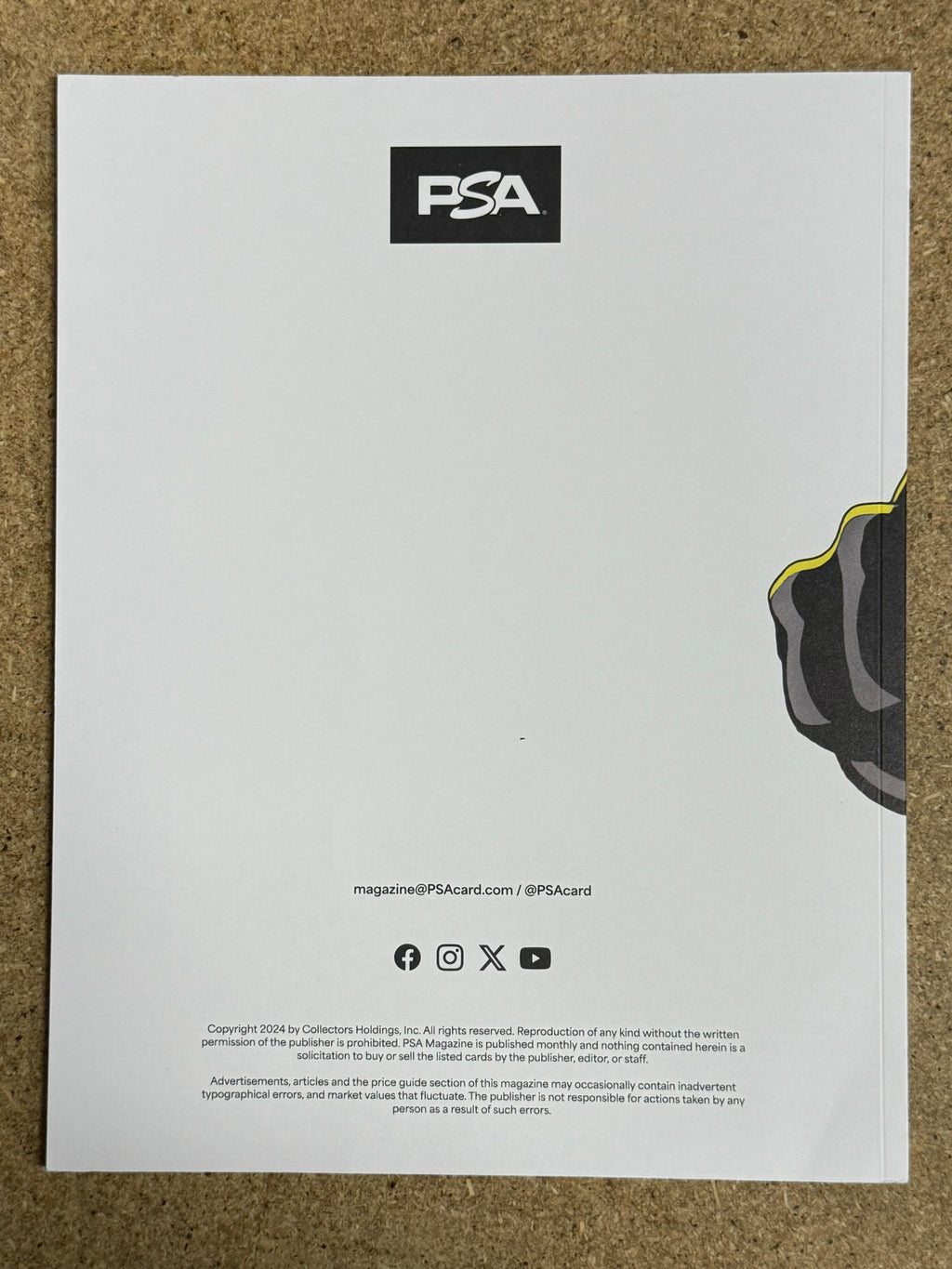 PSA Insider Magazine August 2024 Deadpool Cover Vol. 5