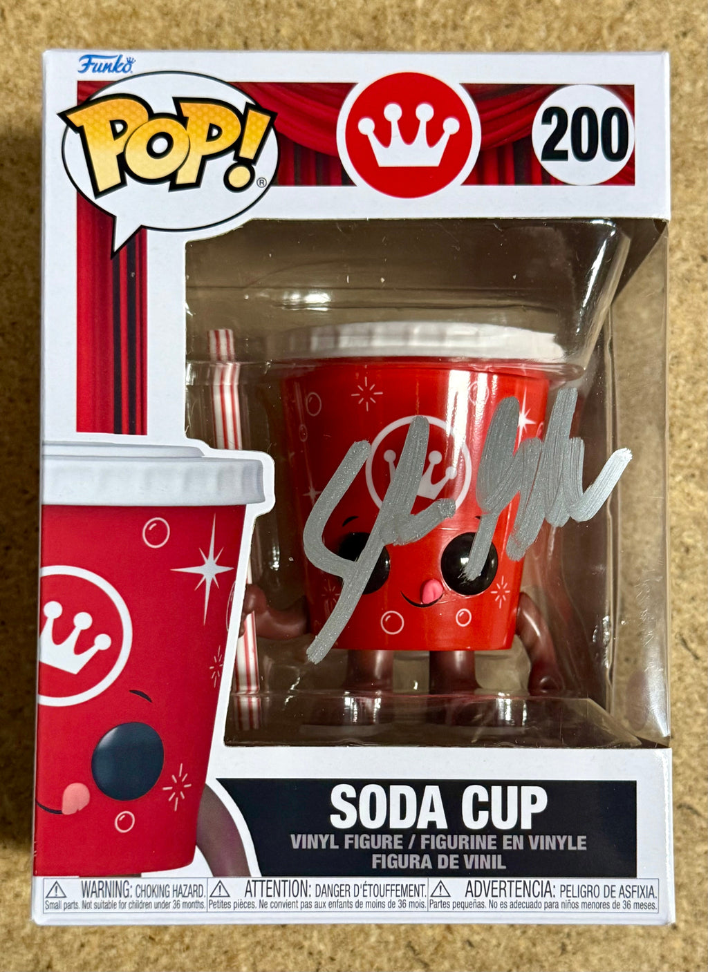 comedian-shane-gillis-signed-movie-theater-soda-cup-funko-pop-200-with-jsa-coa