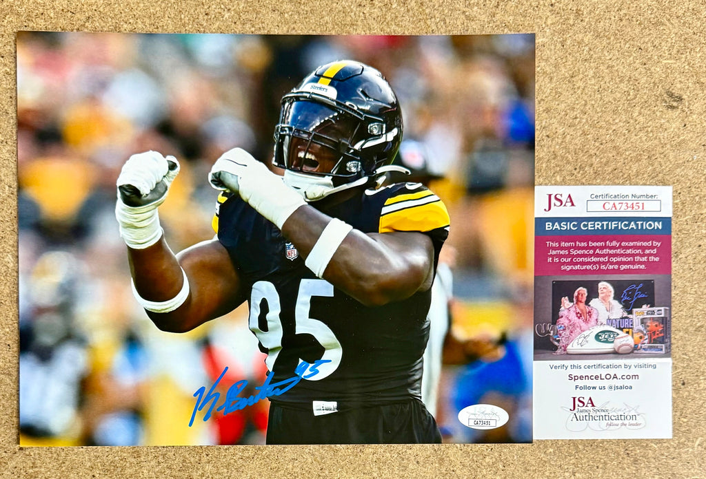 Keeanu Benton Signed Autographed NFL Pittsburgh Steelers 8x10 Photo JSA COA