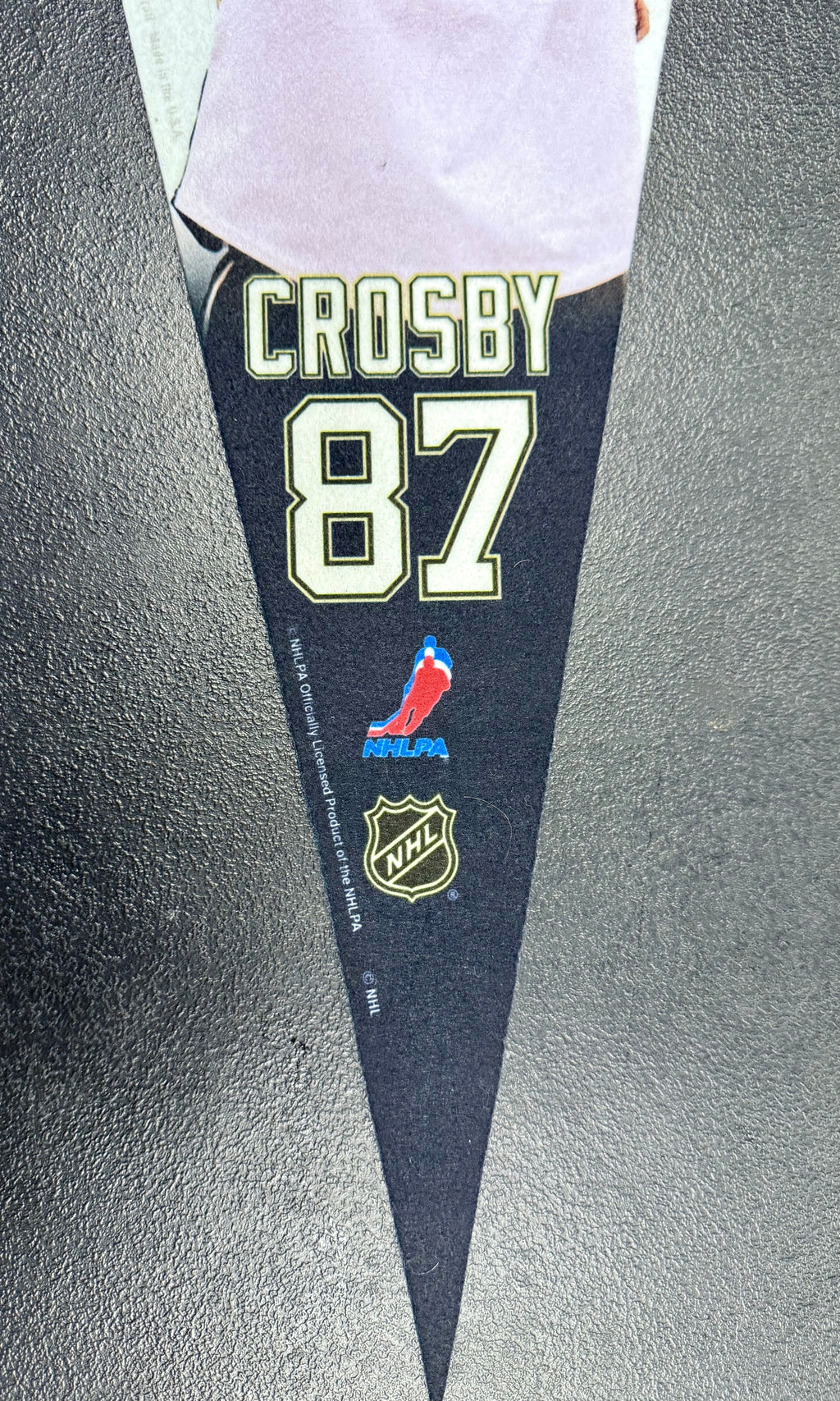 Pittsburgh Penguins 2009 Stanley Cup Sidney Crosby Youngest Captain NHL Pennant