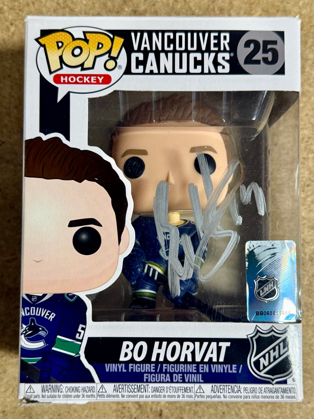 bo-horvat-signed-funko-pop-25-nhl-canada-vancouver-canucks-with-jsa-coa