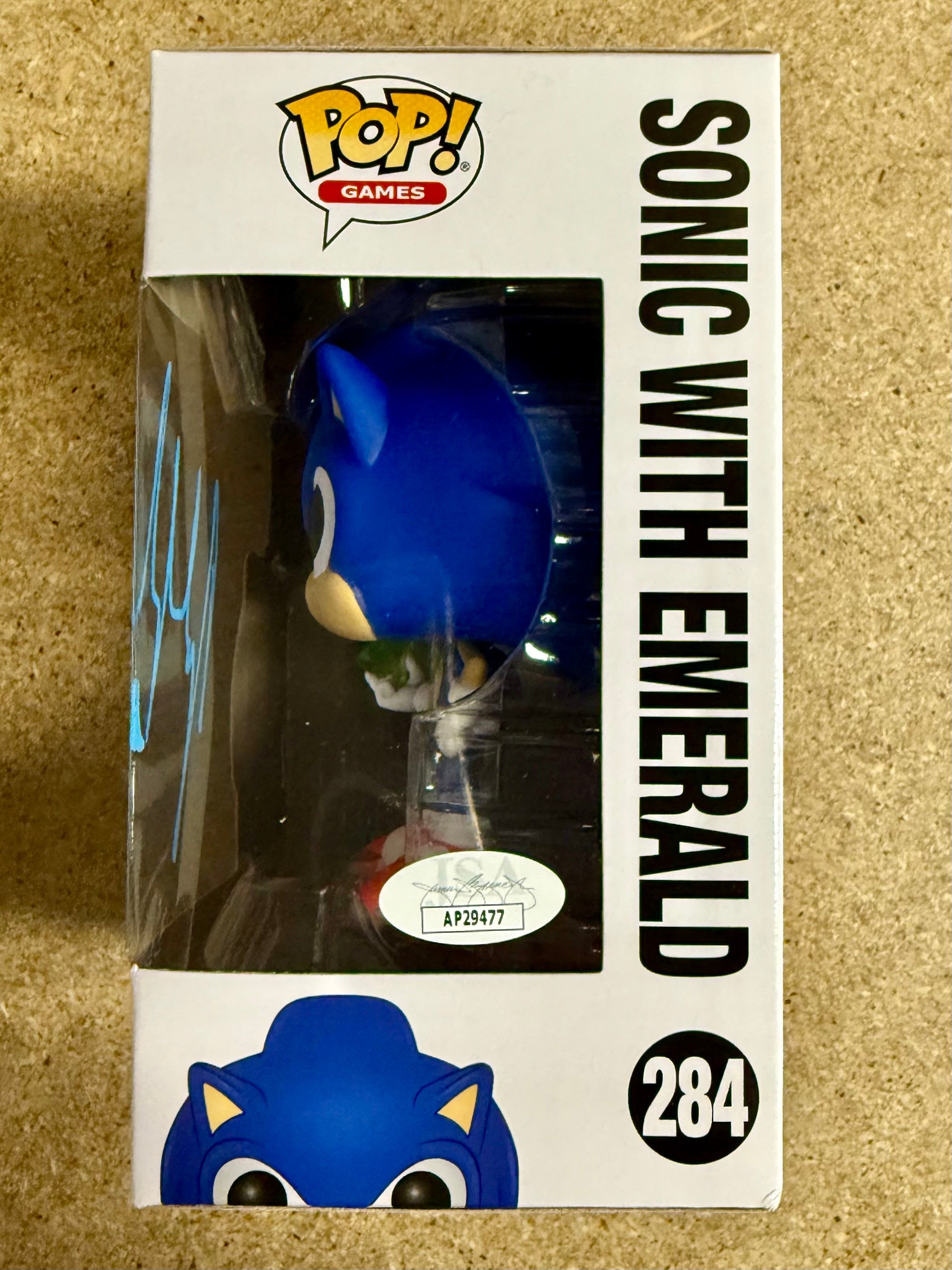 Tahj Mowry Signed Sonic The Hedgehog Funko Pop! #284 With JSA COA