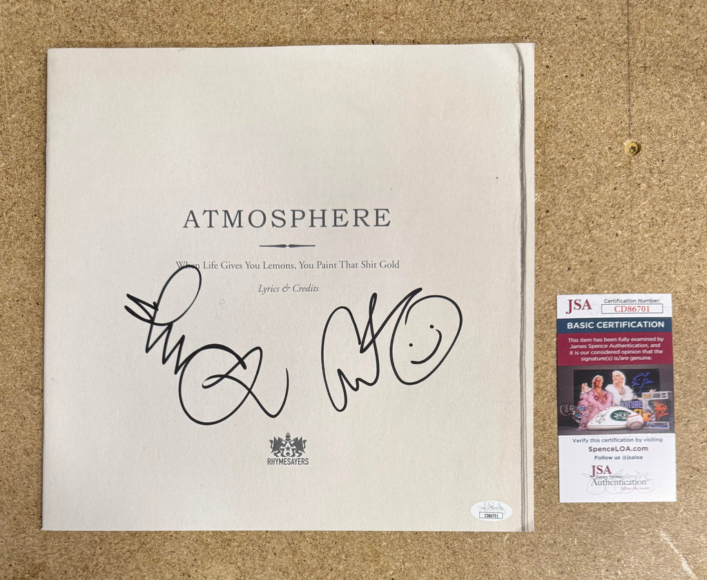 atmosphere-slug-ant-signed-when-life-gives-you-lemons-you-paint-that-shit-gold-vinyl-insert-jsa-coa
