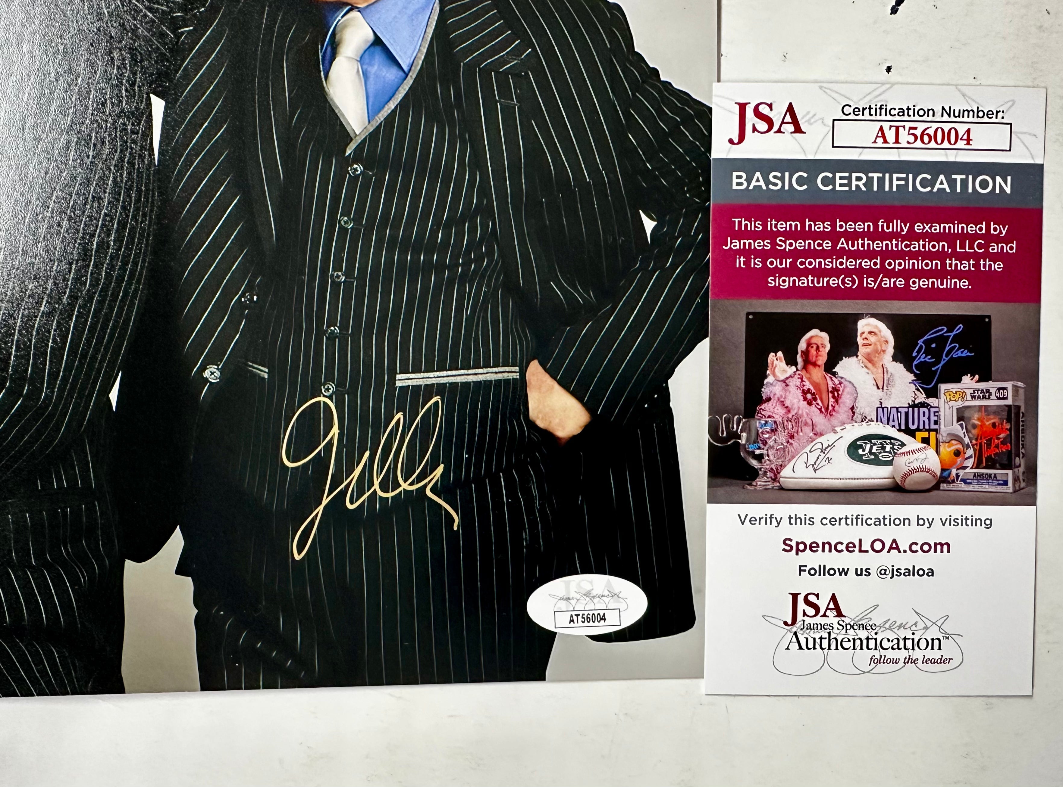 Penn & Teller Signed Entertainer Comedy Vegas Magician 8x10 Photo With JSA COA