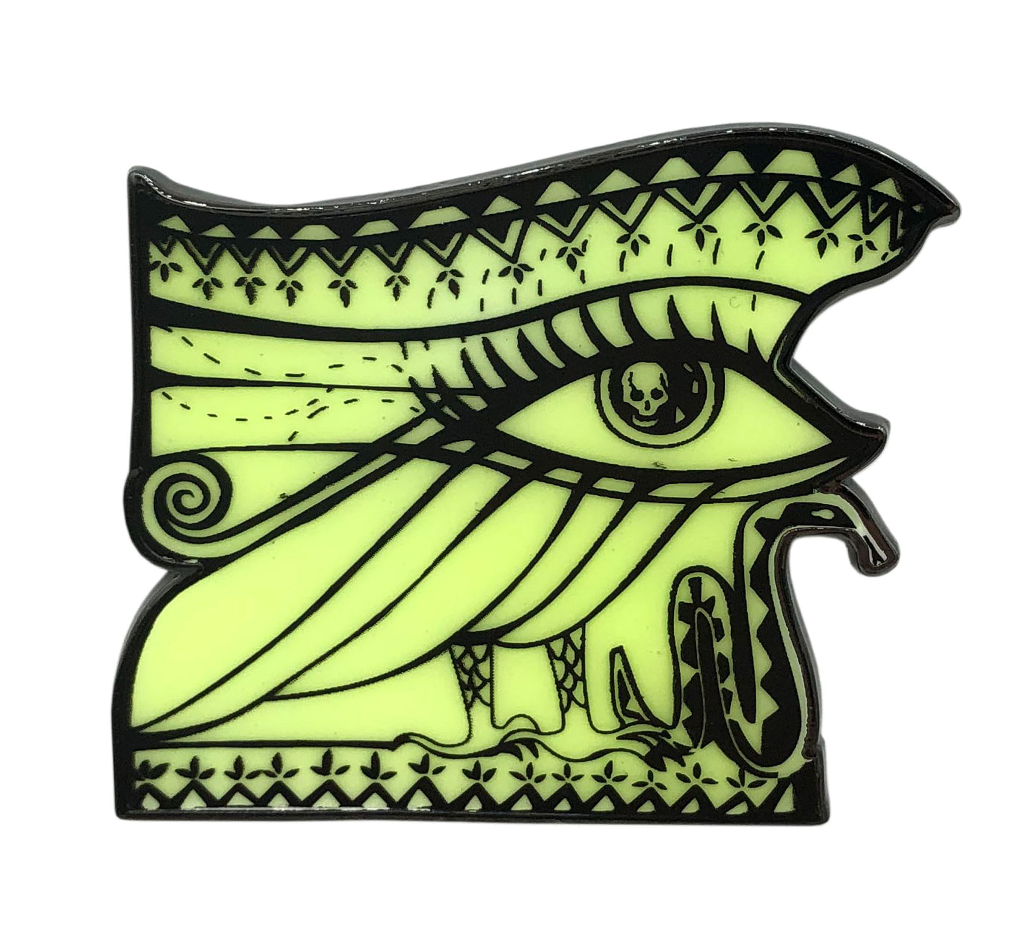Gothic Queen - Eye Pin (GITD)