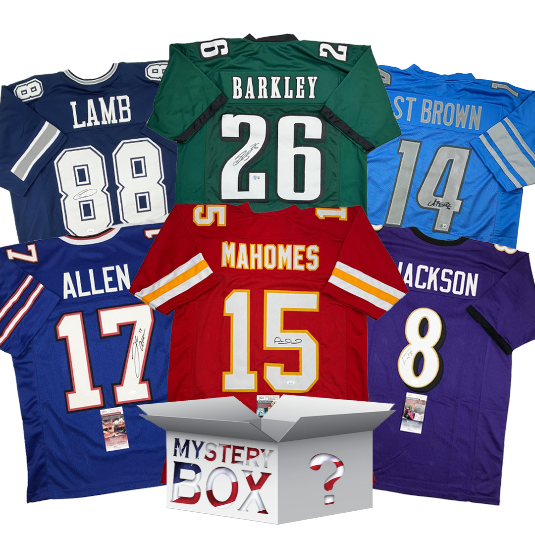 autographed-signed-gridiron-kickoff-2025-football-jersey-mystery-box-with-psa-jsa-or-beckett-coa