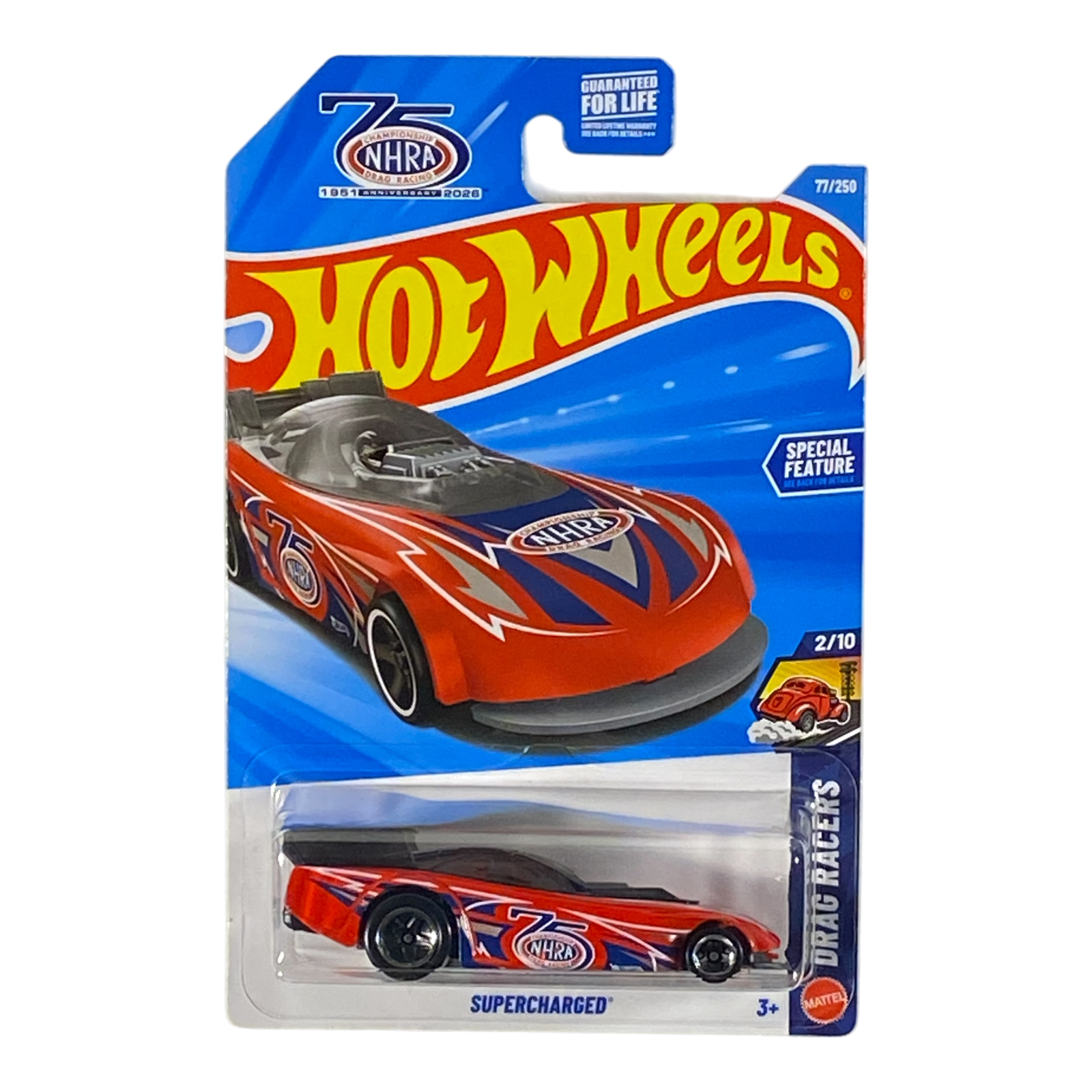 Hot Wheels Supercharged (NHRA 75'th Anniversary) - Drag Racers Series 2/10