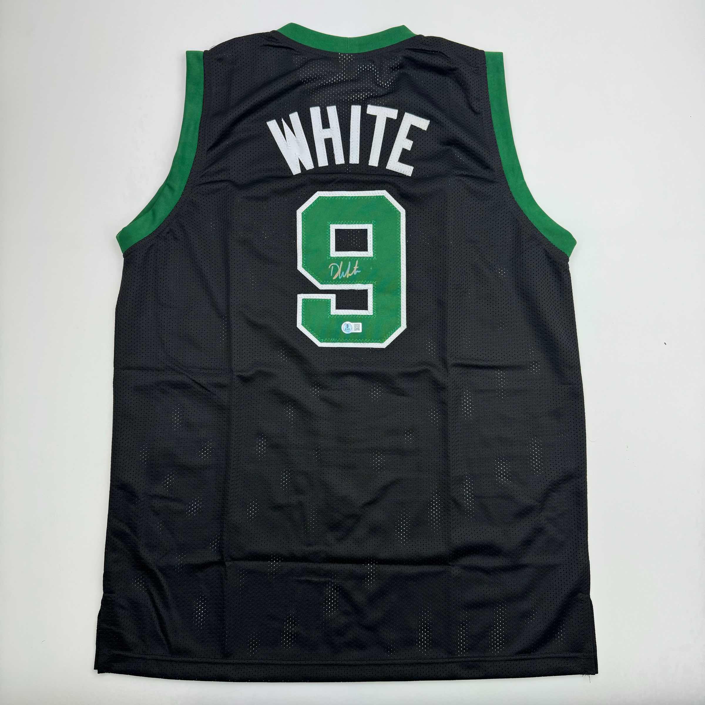 autographed-signed-derrick-white-boston-black-basketball-jersey-beckett-bas-coa