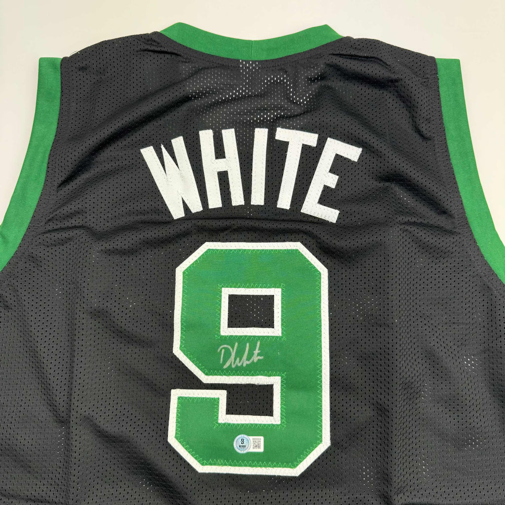 autographed-signed-derrick-white-boston-black-basketball-jersey-beckett-bas-coa