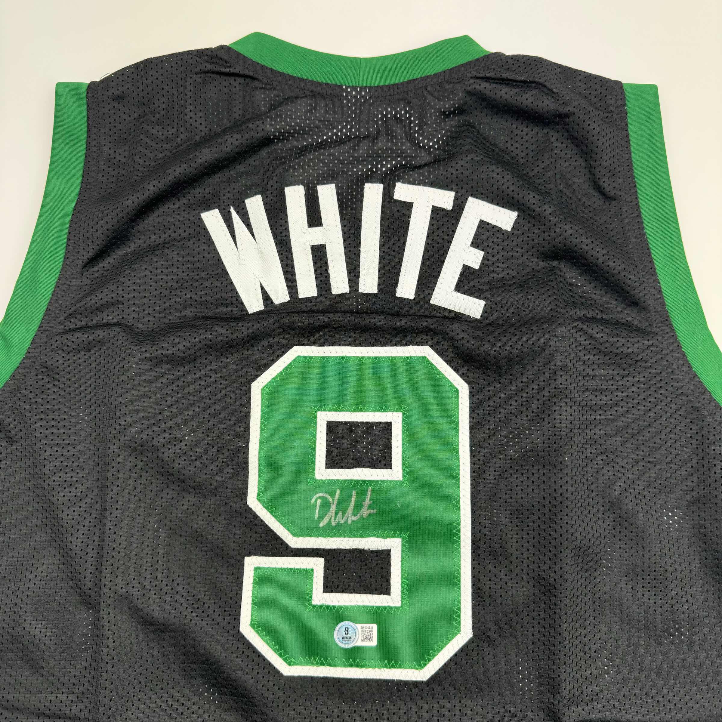 autographed-signed-derrick-white-boston-black-basketball-jersey-beckett-bas-coa