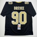 autographed-signed-bryan-bresee-new-orleans-black-football-jersey-jsa-coa