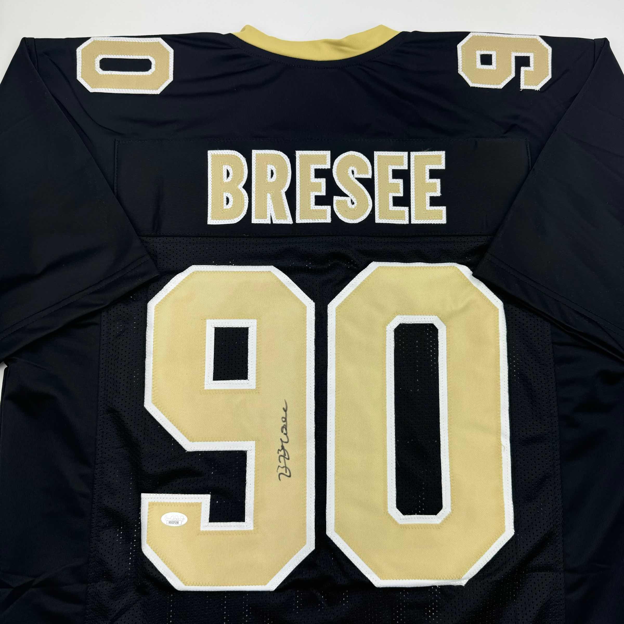 autographed-signed-bryan-bresee-new-orleans-black-football-jersey-jsa-coa