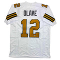 autographed-signed-chris-olave-new-orleans-white-color-rush-football-jersey-beckett-bas-coa