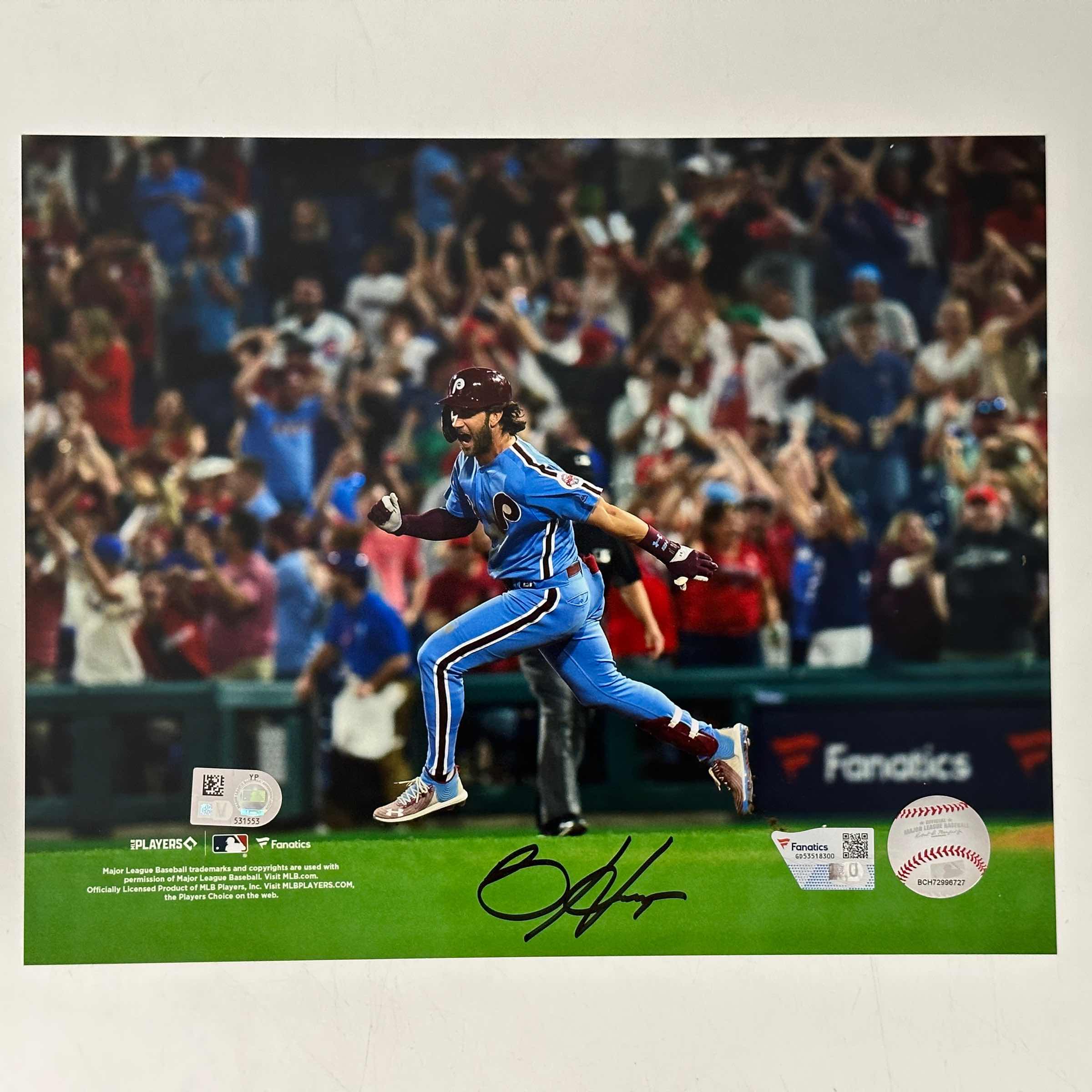 autographed-signed-bryce-harper-philadelphia-phillies-8x10-baseball-photo-fanatics-mlb-coa-2