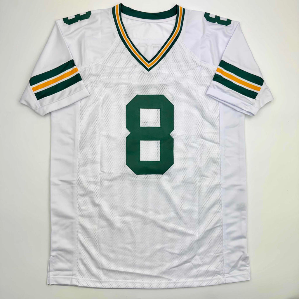 autographed-signed-josh-jacobs-green-bay-white-football-jersey-beckett-bas-coa