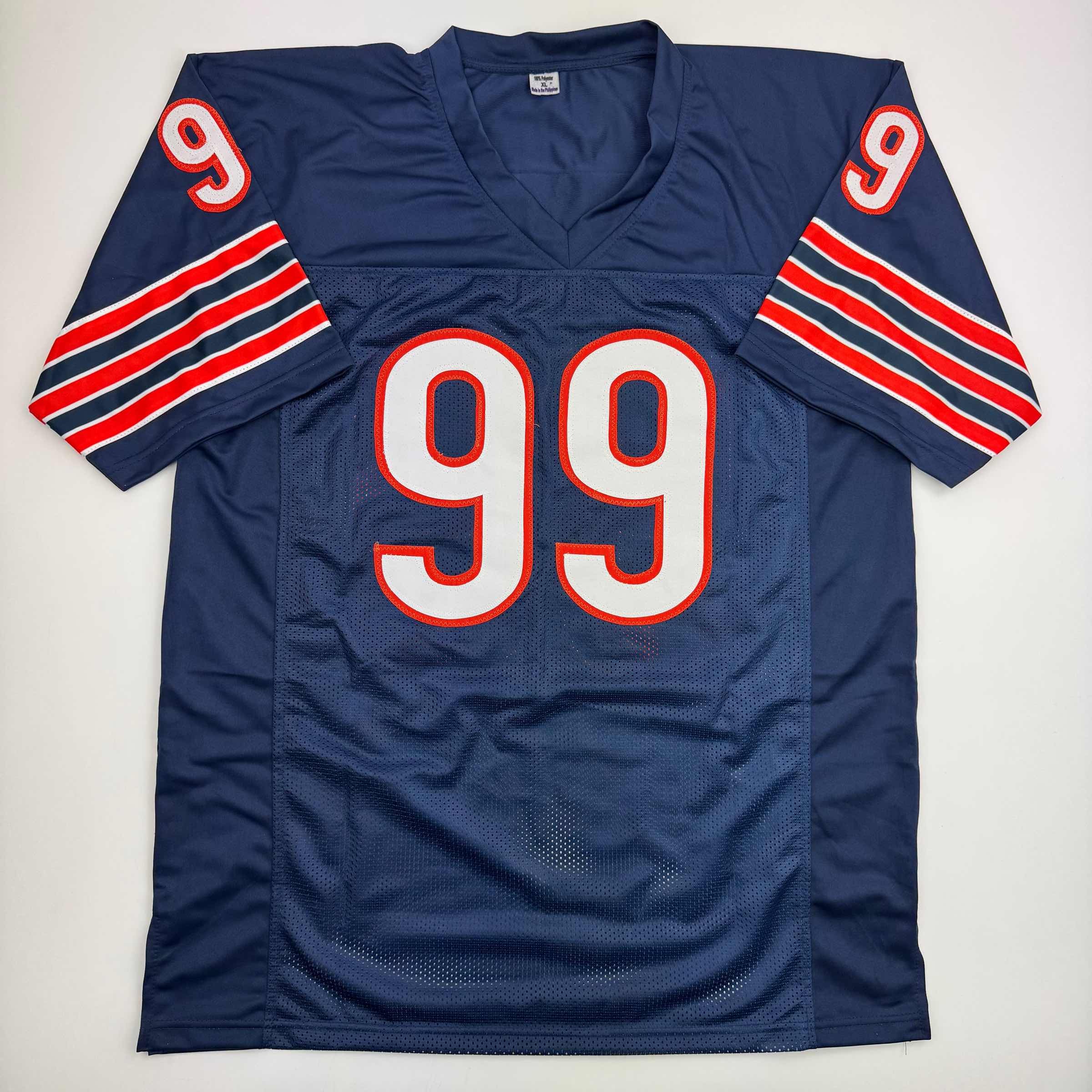 autographed-signed-dan-hampton-hof-2002-chicago-blue-football-jersey-beckett-bas-coa
