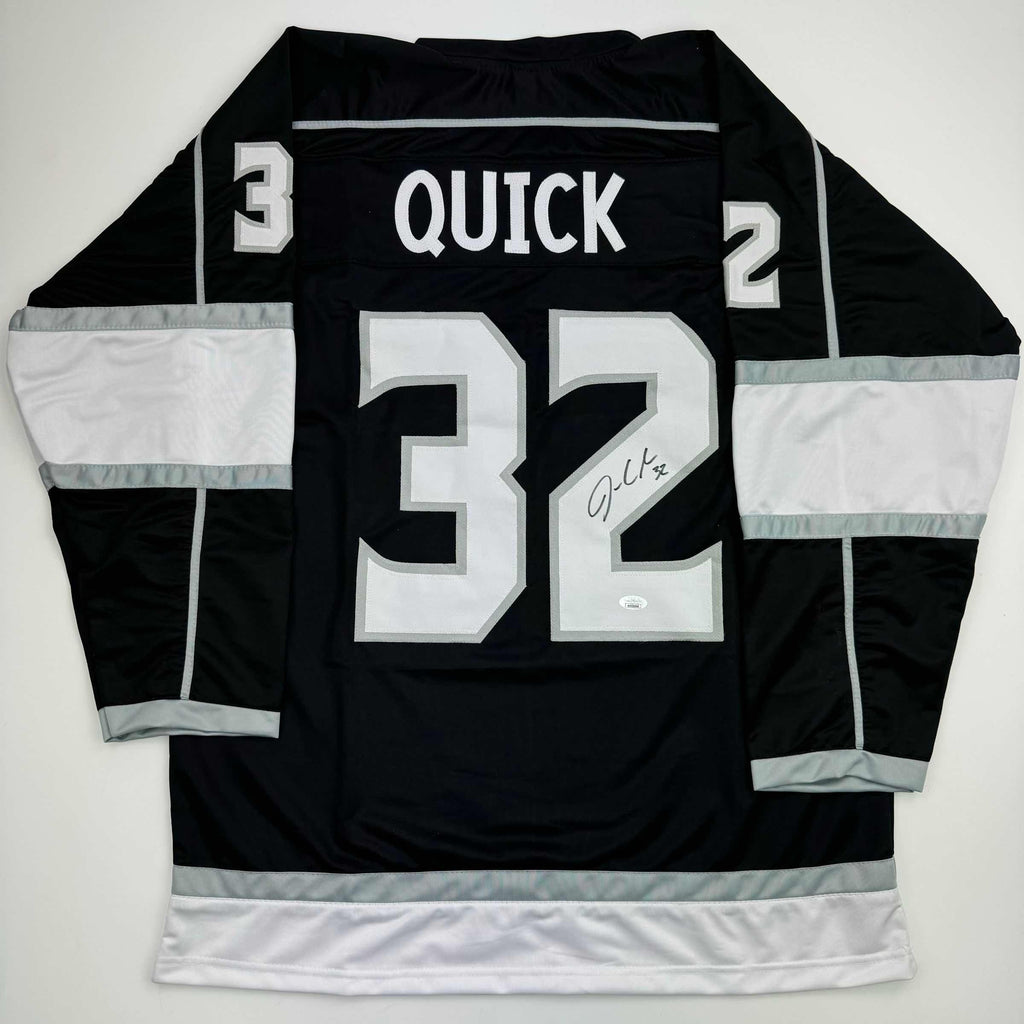autographed-signed-jonathan-quick-los-angeles-la-black-hockey-jersey-jsa-coa