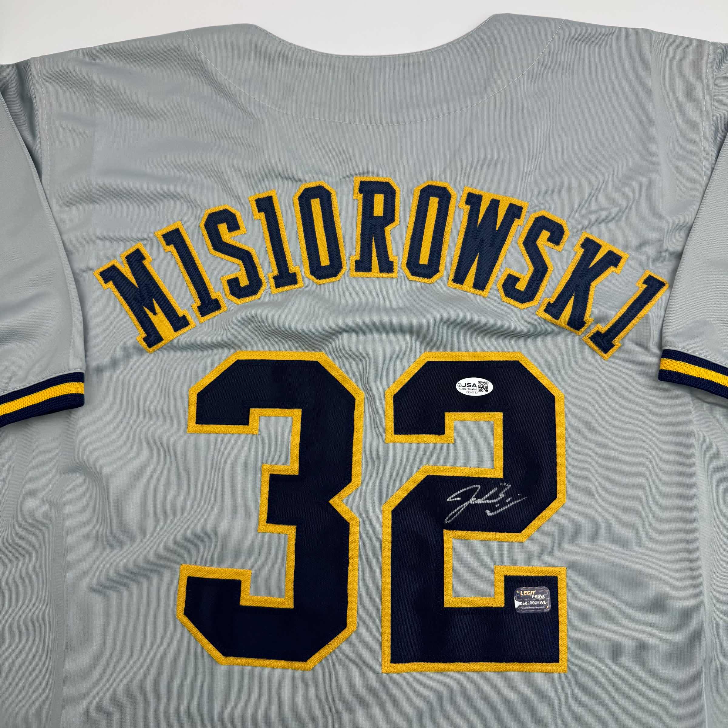 autographed-signed-jacob-misiorowski-milwaukee-grey-baseball-jersey-jsa-coa
