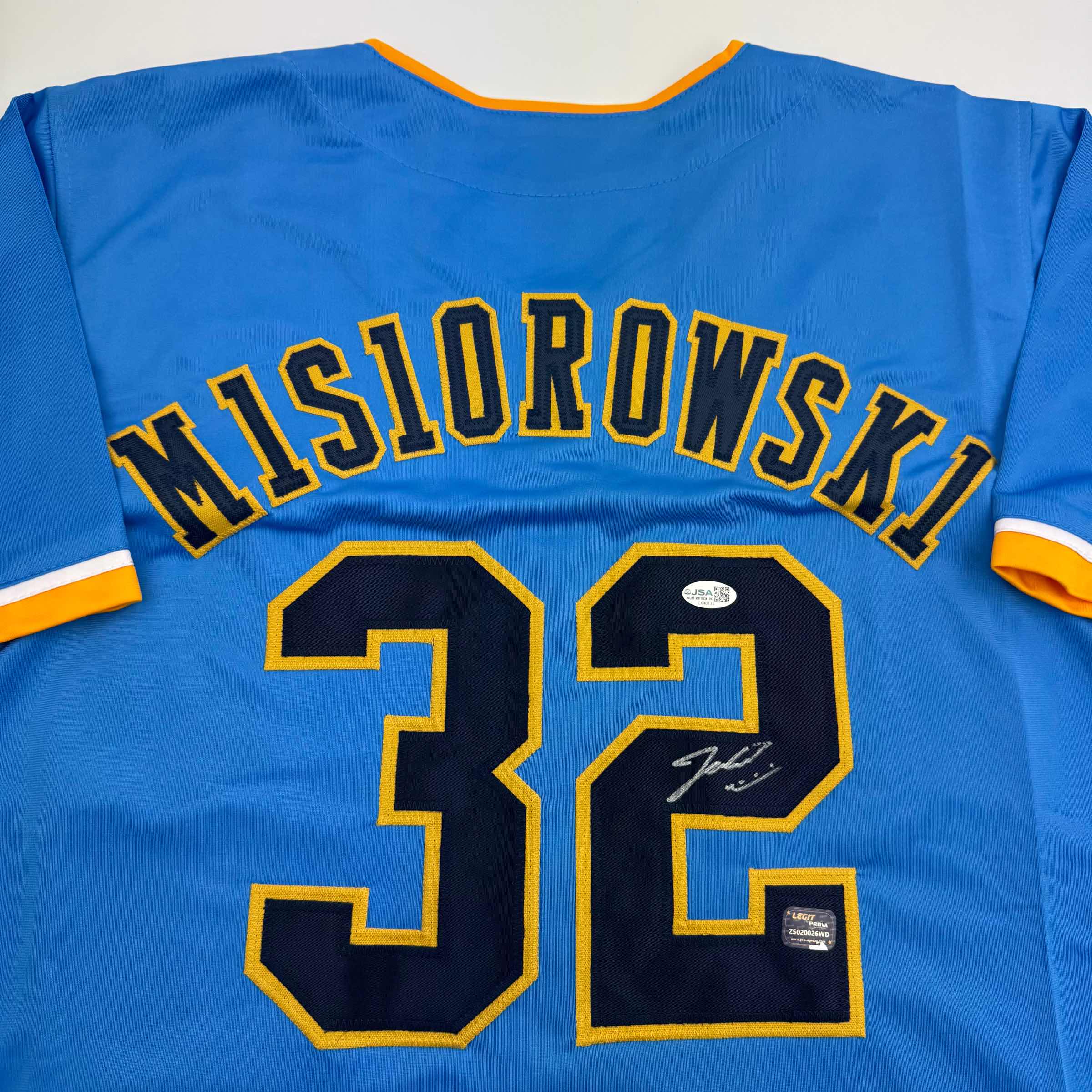 autographed-signed-jacob-misiorowski-milwaukee-blue-baseball-jersey-jsa-coa
