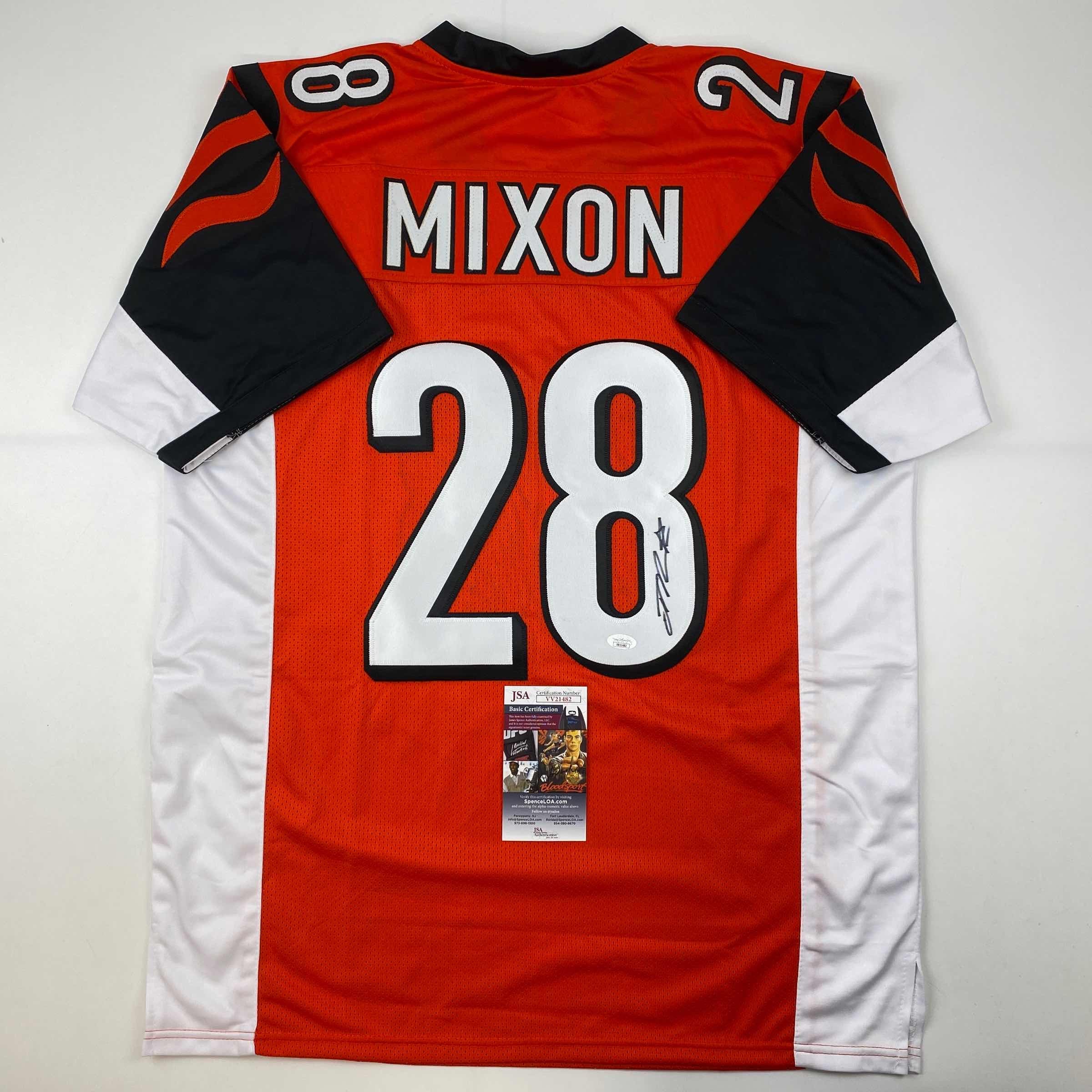 autographed-signed-joe-mixon-cincinnati-orange-football-jersey-jsa-coa