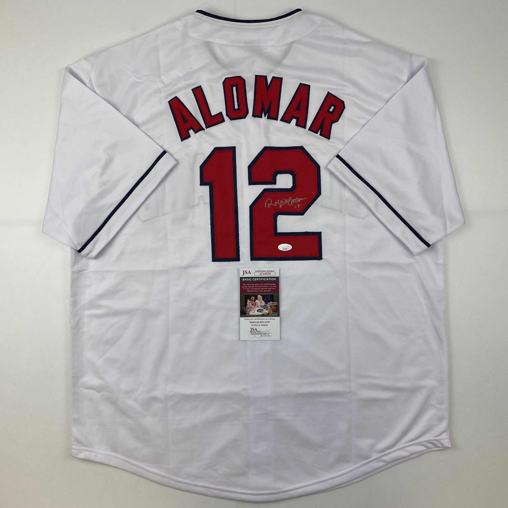 autographed-signed-roberto-alomar-cleveland-white-baseball-jersey-jsa-coa