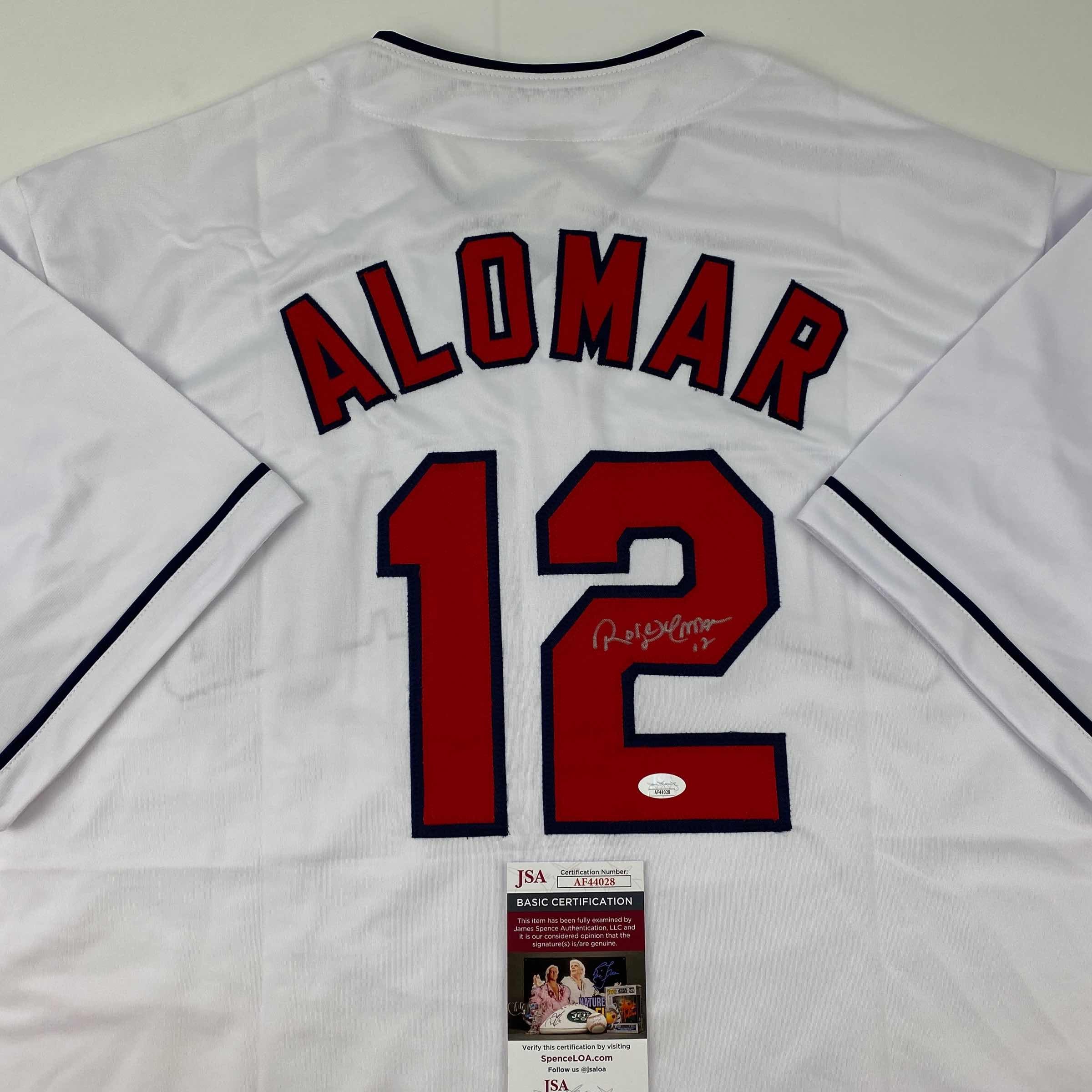 autographed-signed-roberto-alomar-cleveland-white-baseball-jersey-jsa-coa