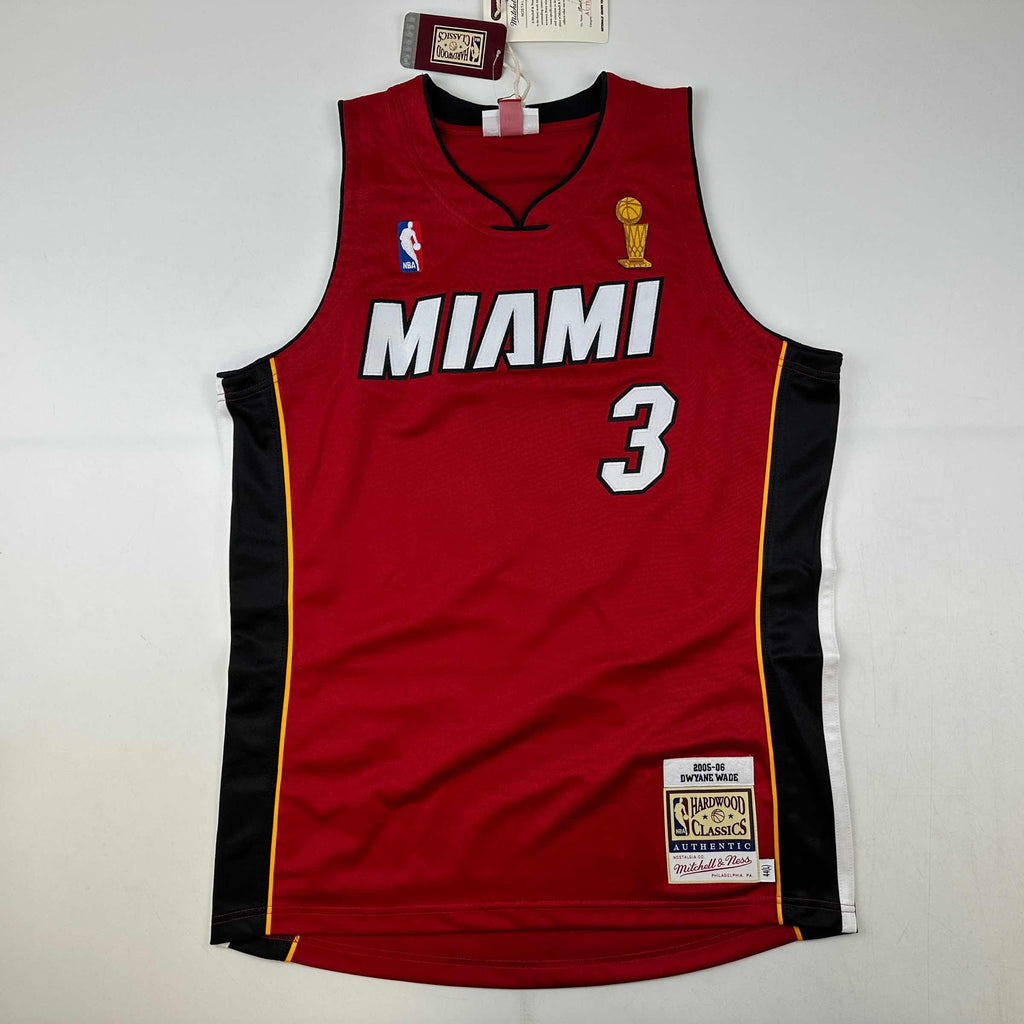 autographed-signed-dwyane-wade-miami-heat-red-2005-06-m-n-authentic-basketball-jersey-fanatics-coa
