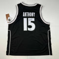 autographed-signed-carmelo-anthony-syracuse-orange-black-basketball-jersey-fanatics-coa
