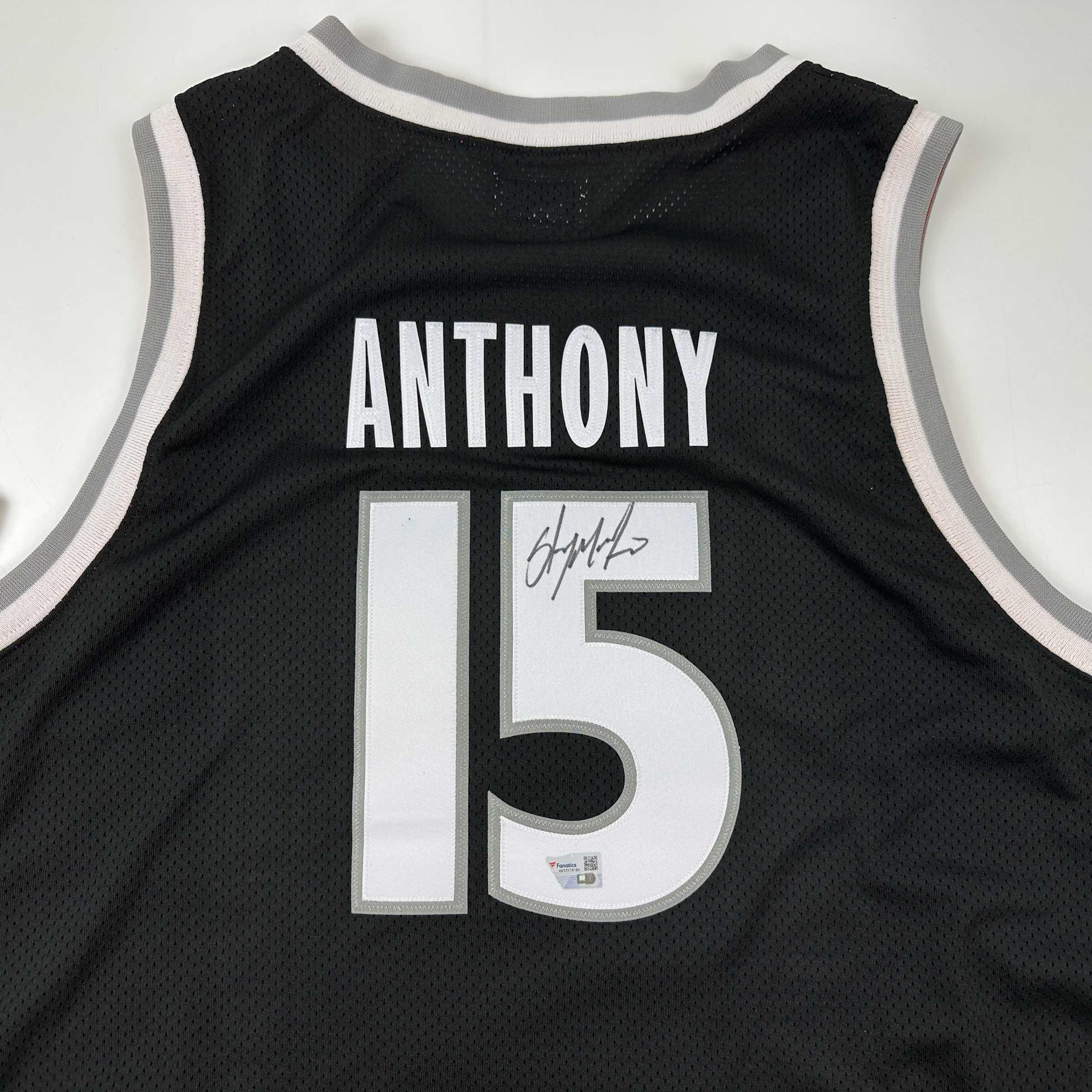 autographed-signed-carmelo-anthony-syracuse-orange-black-basketball-jersey-fanatics-coa