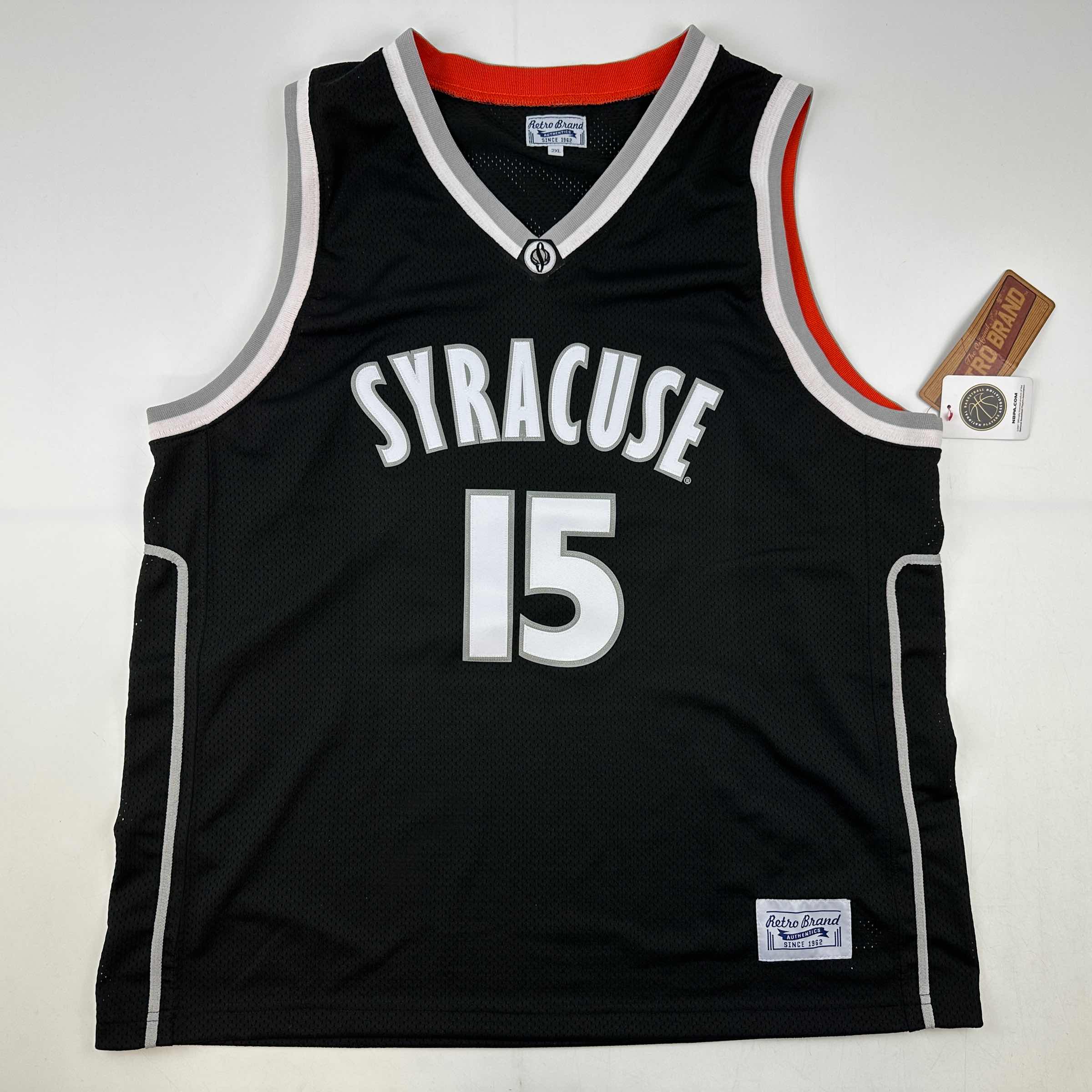 autographed-signed-carmelo-anthony-syracuse-orange-black-basketball-jersey-fanatics-coa