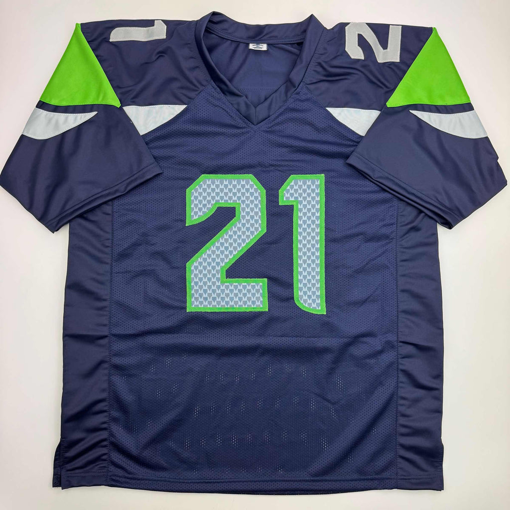 autographed-signed-devon-witherspoon-seattle-blue-football-jersey-jsa-coa
