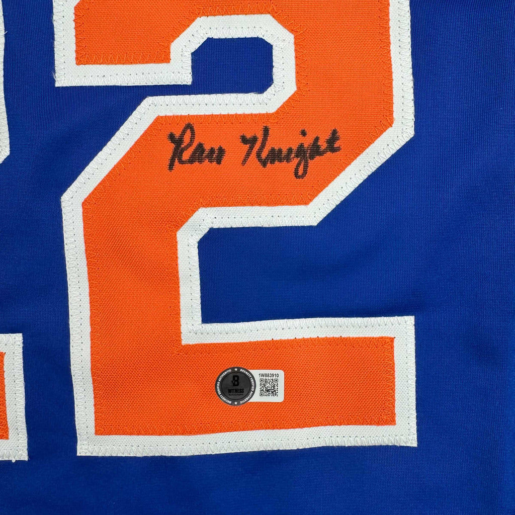 autographed-signed-ray-knight-new-york-blue-baseball-jersey-beckett-bas-coa