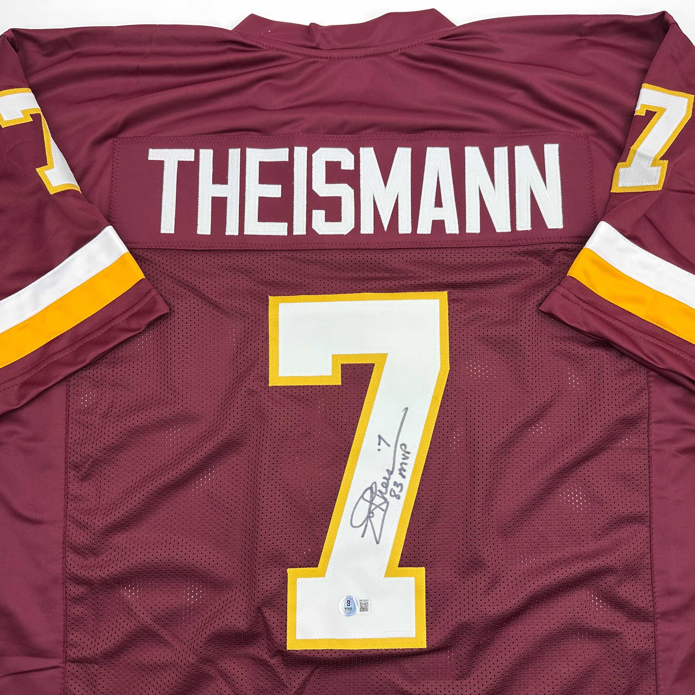 autographed-signed-joe-theismann-83-mvp-washington-burgundy-football-jersey-beckett-bas-coa