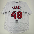 autographed-signed-emmanuel-clase-cleveland-white-baseball-jersey-jsa-coa