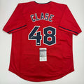 autographed-signed-emmanuel-clase-cleveland-red-baseball-jersey-jsa-coa