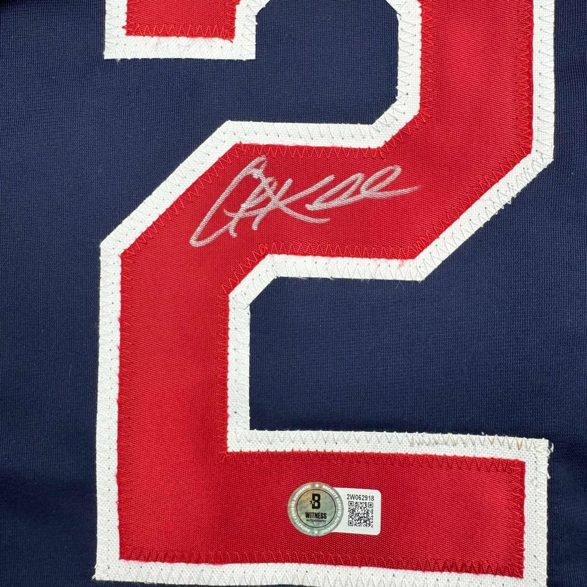 autographed-signed-corey-kluber-cleveland-blue-baseball-jersey-beckett-bas-coa