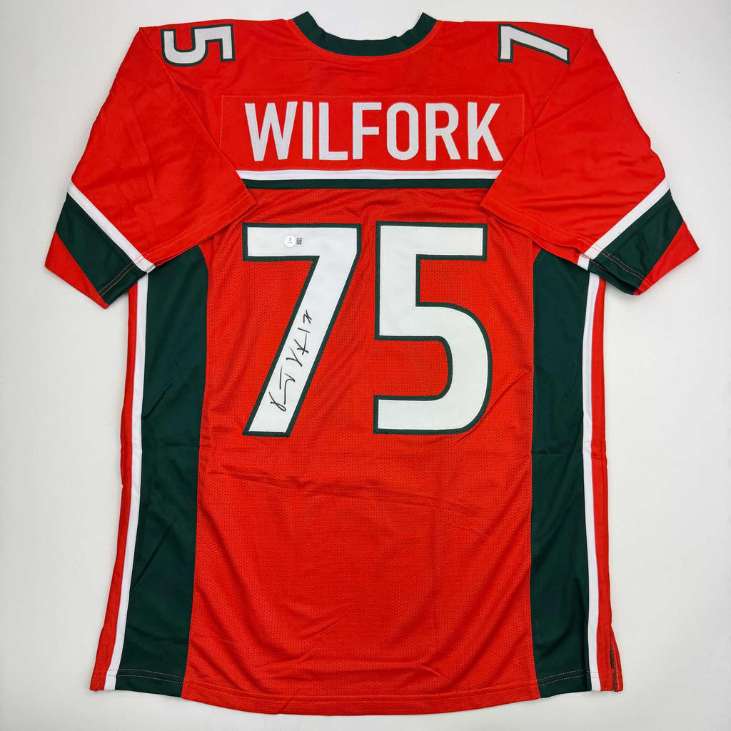 autographed-signed-vince-wilfork-miami-orange-college-football-jersey-beckett-bas-coa