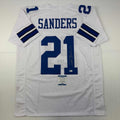 autographed-signed-deion-sanders-dallas-white-football-jersey-beckett-bas-coa