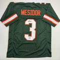 autographed-signed-akheem-mesidor-miami-green-college-football-jersey-beckett-bas-coa